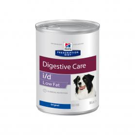 Влажный диетический корм для собак Hill's Prescription Diet i/d Low Fat Digestive Care при растройствах пищевания с низким содержанием жира, 360 г