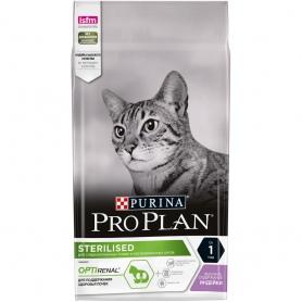 Pro Plan (Пурина Про план) Sterilised для взрослых стерилизованных кошек и кастрированных котов с индейкой