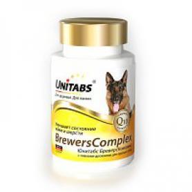 UNITABS (Юнитабс) BreversComplex для кожи и шерсти для крупных собак, 100 табл.