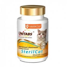 UNITABS (Юнитабс) SterilCat для кастрированных котов и стерилизованных кошек, 120 табл.