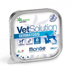 MONGE VetSolution Dermatosis Dog Монж ДЕРМАТОЗИС лечебный влажный корм для собак при дерматозах, 150г