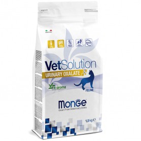 MONGE VetSolution Urinary Oxalate Feline Монж УРИНАРИ ОКСАЛАТ лечебный сухой корм для кошек при мочекаменной болезни оксалатного типа