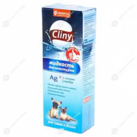 Cliny Жидкость для полости рта для собак и кошек, с ионами серебра, 100 мл