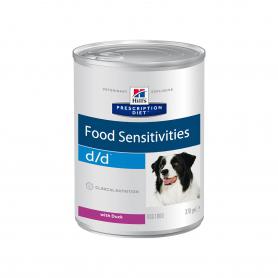 Влажный диетический корм для собак Hill's Prescription Diet d/d Food Sensitivities при пищевой аллергии, с уткой 370 г