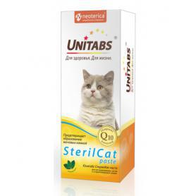 UNITABS (Юнитабс) SterilCat паста для кастрированных котов и стерилизованных кошек, 120 мл.