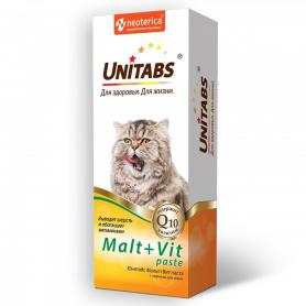 UNITABS (Юнитабс) Malt+Vit паста с таурином для кошек, 120 мл.