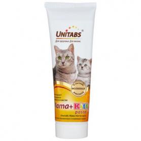 UNITABS (Юнитабс) Mama+Kitty паста для котят, беременных и кормящих кошек, 120 мл.