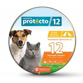 Ошейник для кошек и собак мелких пород Protecto NEOTERICA от блох и клещей