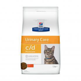 Hill's Prescription Diet c/d Multicare Urinary Care при профилактике цистита и мочекаменной болезни (мкб) для кошек, с курицей